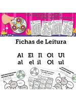 Fichas de Leitura - Família AL EL IL OL UL