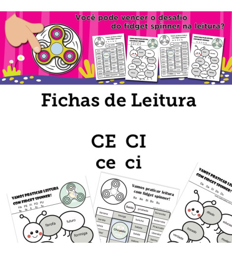 Fichas de Leitura - Família CE CI