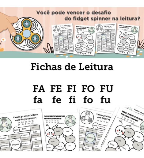 Fichas de Leitura - Família FA FE FI FO FU