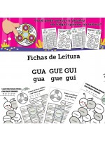 Fichas de Leitura - Família GUA GUE GUI