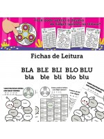 Fichas de Leitura - Família BLA BLE BLI BLO BLU