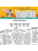 Fichas de Leitura -Família CRA CRE CRI CRO CRU