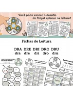 Fichas de Leitura - Família DRA DRE DRI DRO DRU