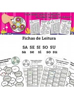 Fichas de Leitura -Família SA SE SI SO SU