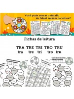 Fichas de Leitura - Família TRA TRE TRI TRO TRU
