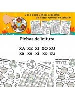 Fichas de Leitura - Família XA XE XI XO XU