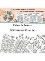 Fichas de Leitura - Palavras com SC SÇ