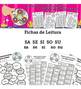 Fichas de Leitura -Família SA SE SI SO SU – Editora KIKA