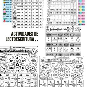 Actividades de lectoescritura para imprimir